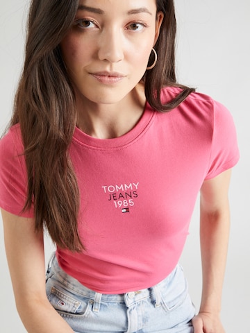 Tommy Jeans Tričko 'ESSENTIAL' - ružová