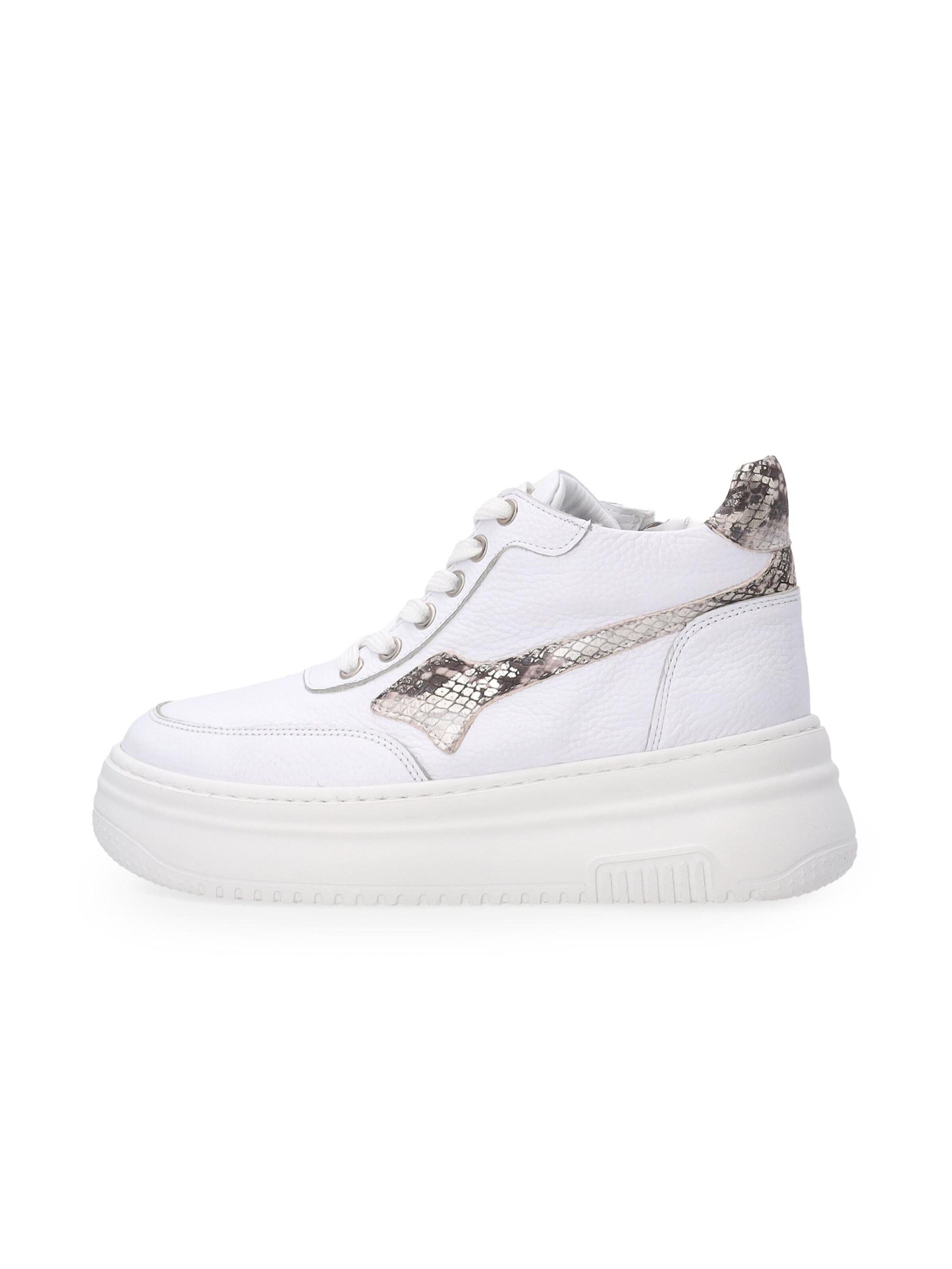VENEZIA Sneaker low 'Damen weiße Leder Plateau Turnschuhe 40'‌‌‌‌ in 36 in weiß, Produktansicht