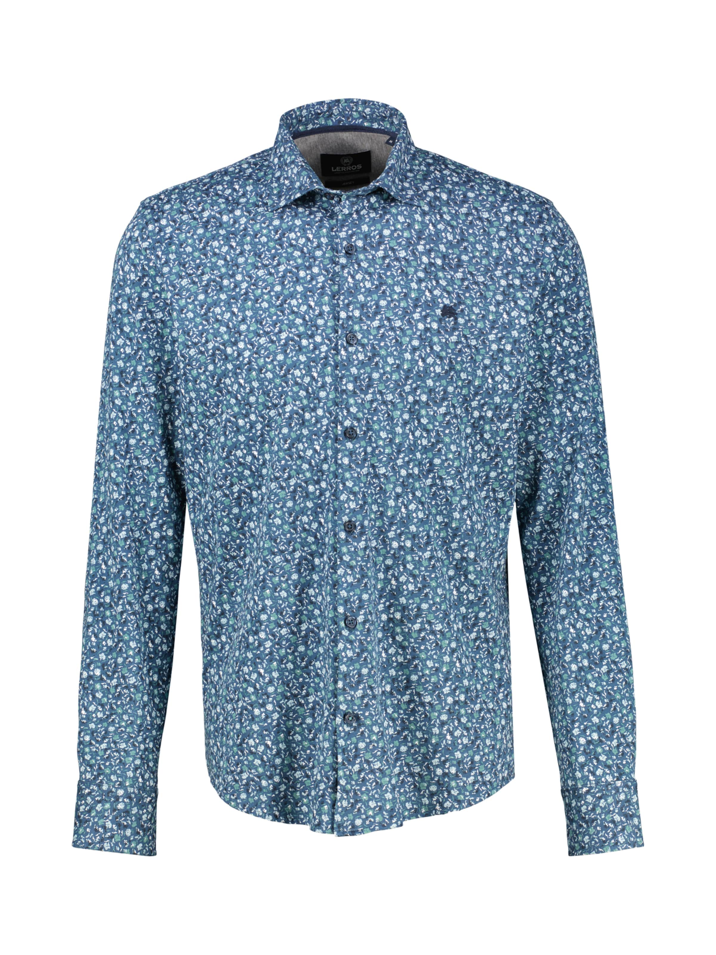 LERROS Regular fit Overhemd in Blauw: voorkant