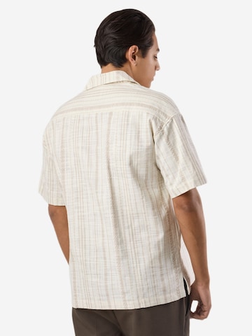 Fit confort Chemise 'Resort' Denim Factory en beige
