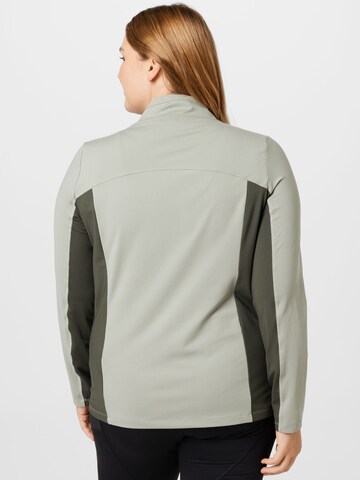 Esprit Sport Curvy Athletic Zip-Up Hoodie in Green