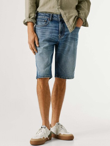 Pepe Jeans Regular Shorts in Blau: Vorderseite