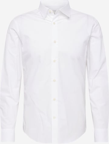 Tiger of Sweden - Regular Fit Camisa clássica 'DALEY' em branco: frente