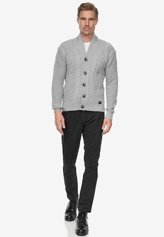 Rusty Neal Knit Cardigan in Grey