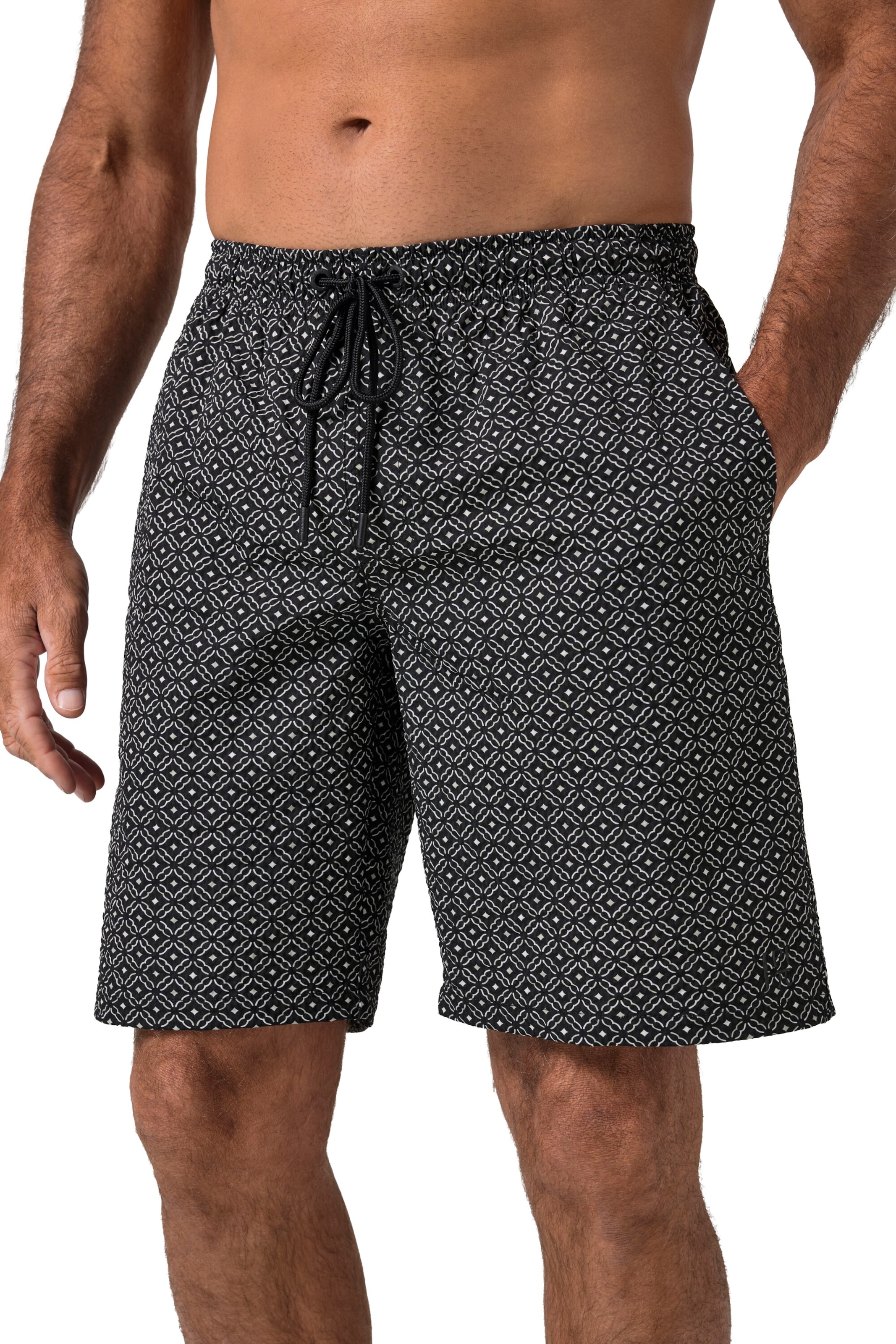 JAY-PI Swimming shorts in Black: front