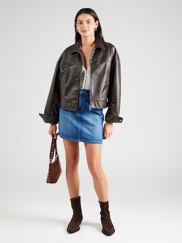 Fustă de la Pepe Jeans pe albastru