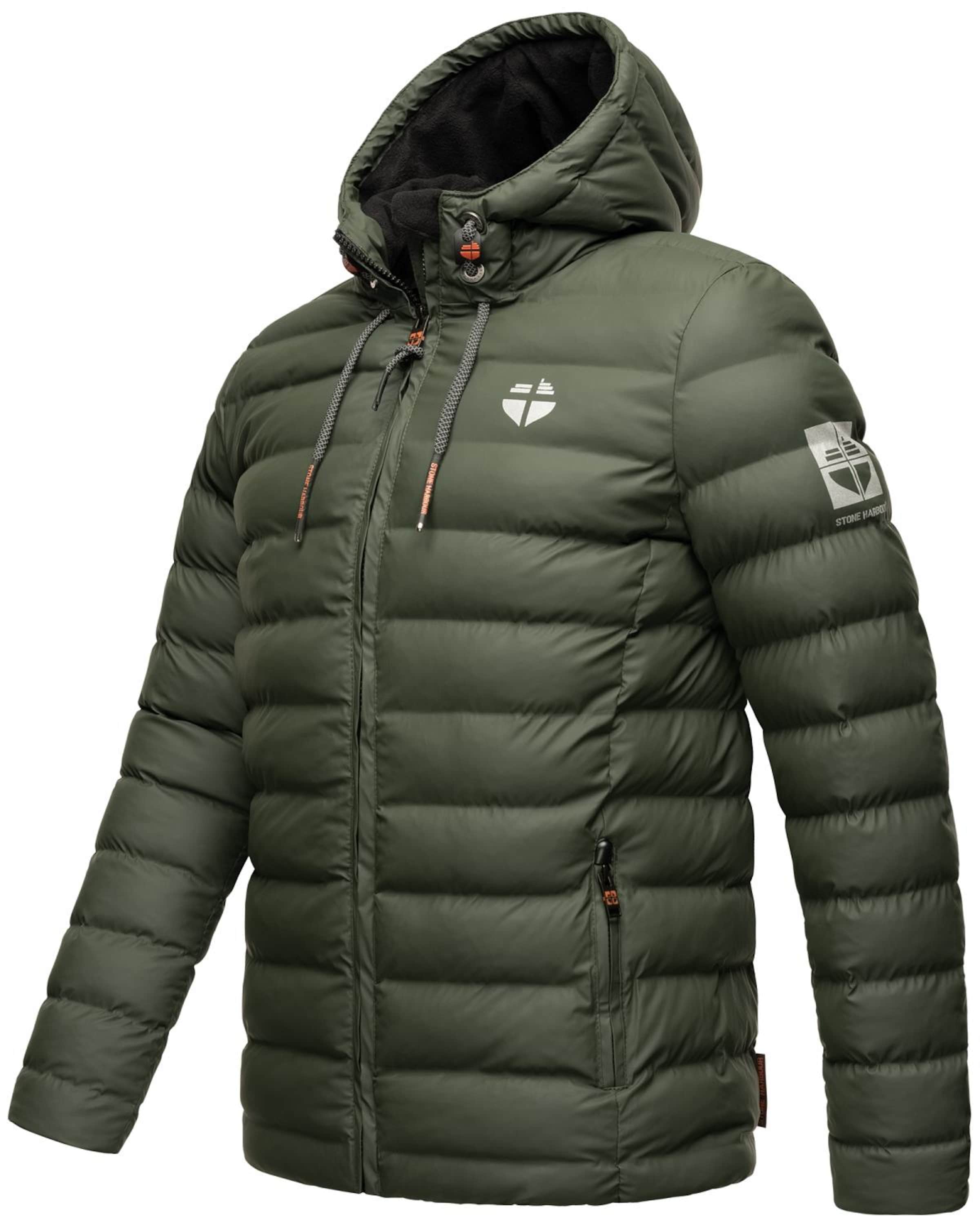 STONE HARBOUR Зимняя куртка 'Zaharoo' в Зеленый