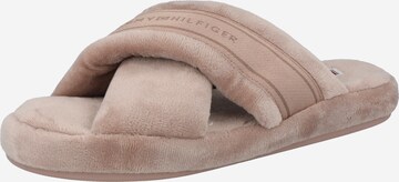TOMMY HILFIGER Házi cipő 'Comfy' - rózsaszín: elől