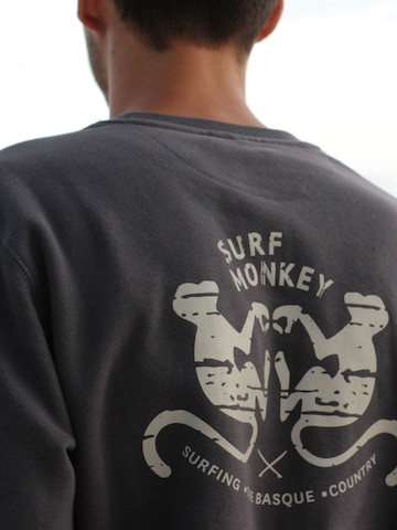 Sweat-shirt Surf Monkey en gris