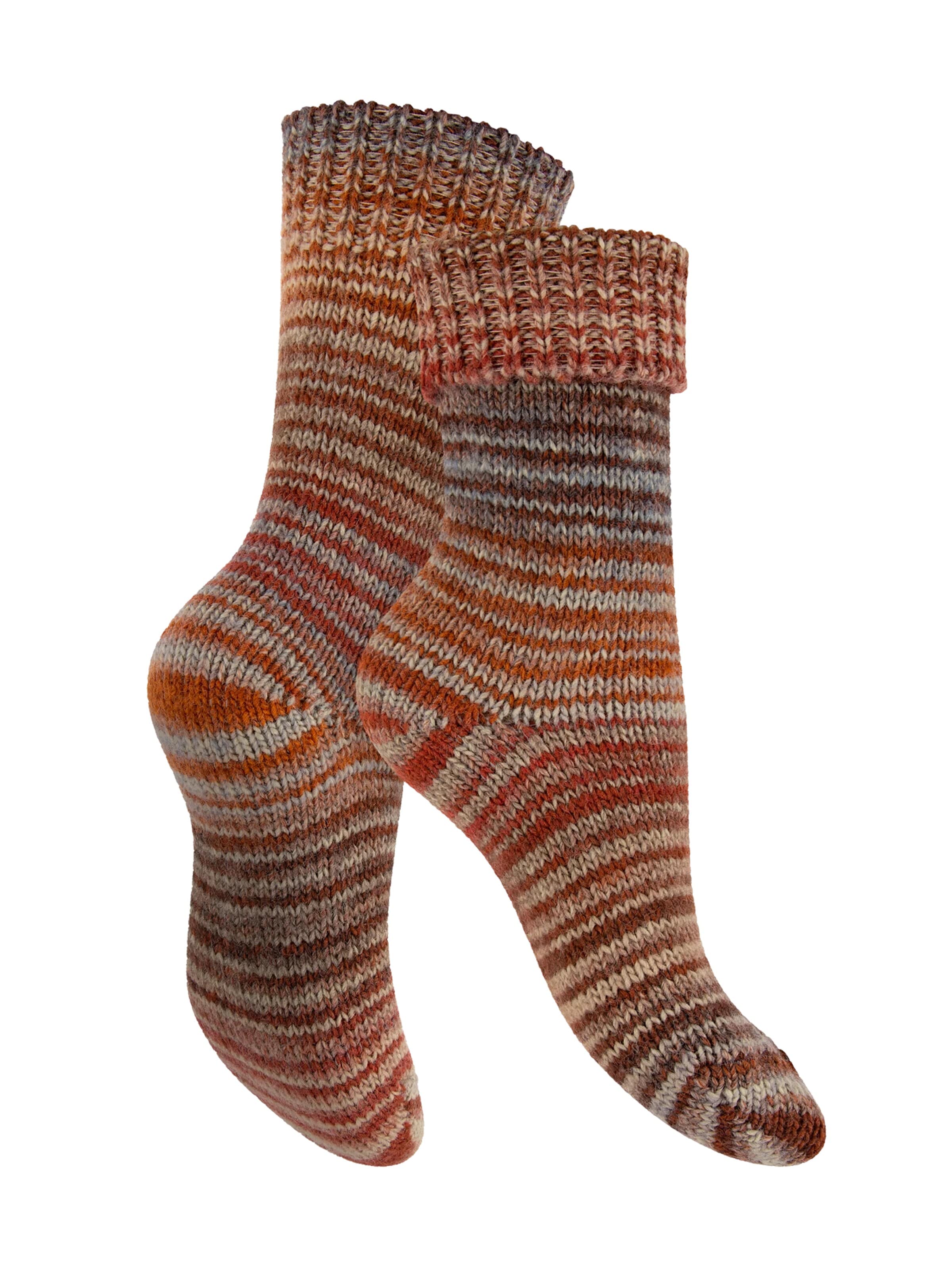 celodoro Socks 'Mouline' in Red: front