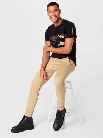 HOLLISTER Slimfit Lærredsbukser i beige