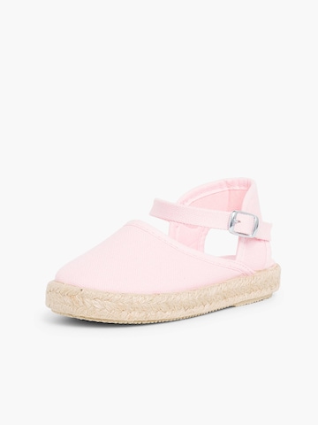 Sandales Pisamonas en rose : devant