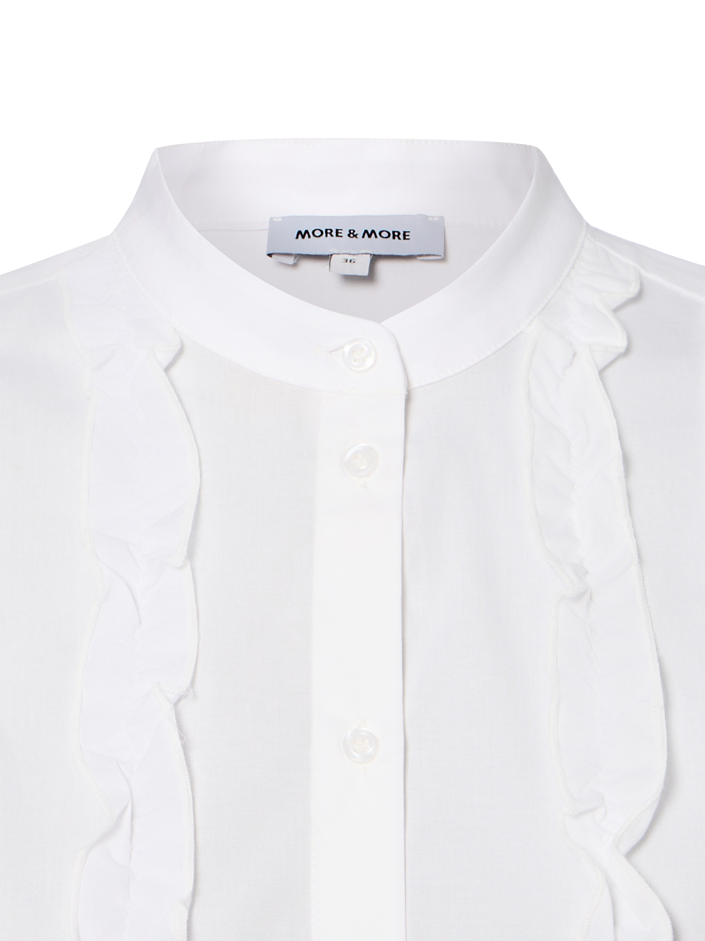 MORE & MORE Bluse in Weiß