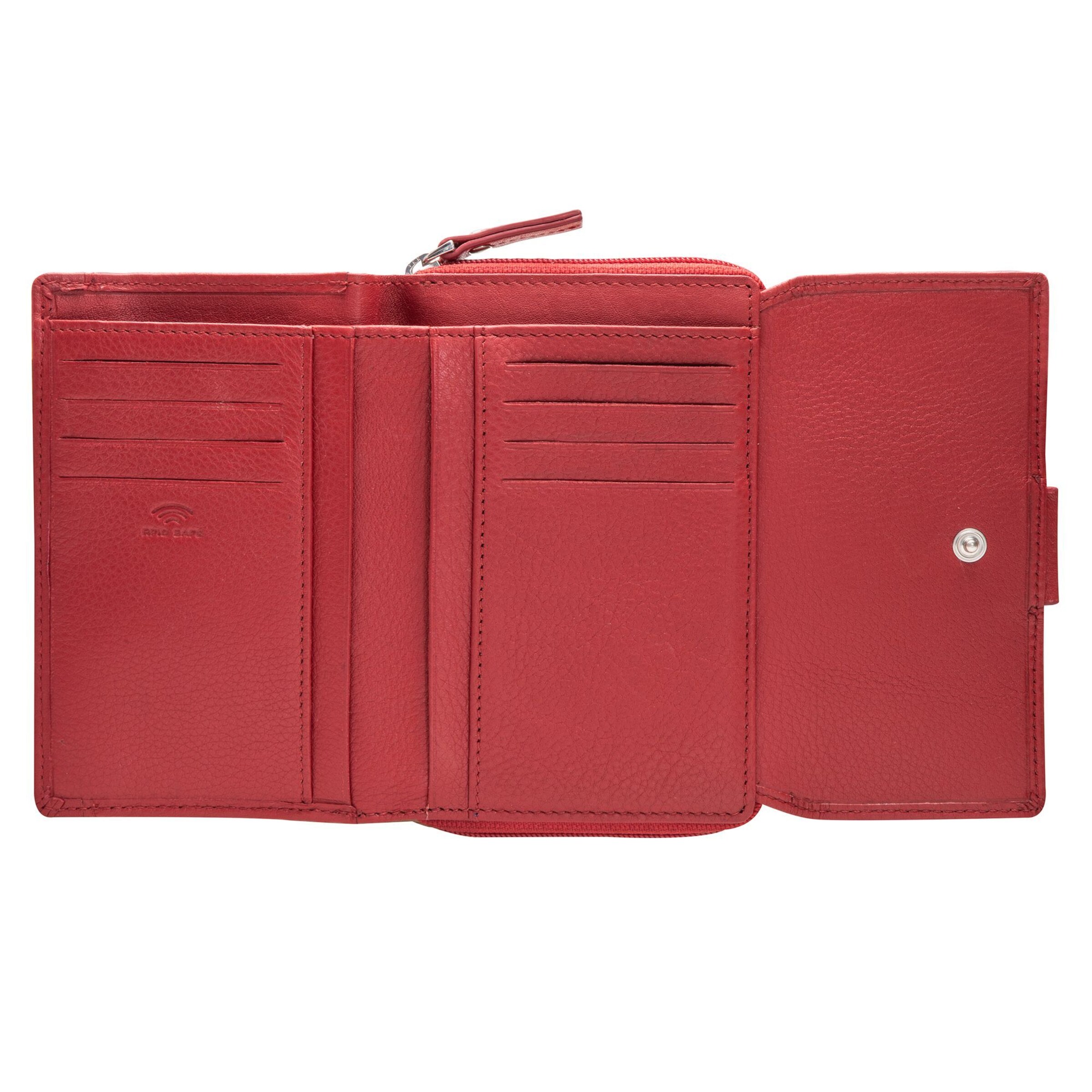 Portamonete 'Kirschroth Diethilde' di Maître in rosso