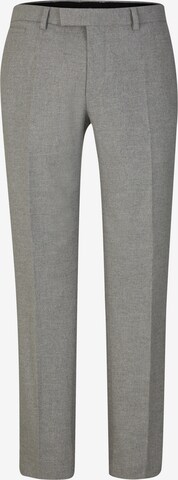 STRELLSON Slim fit Pleated Pants ' Kynd ' in Grey: front