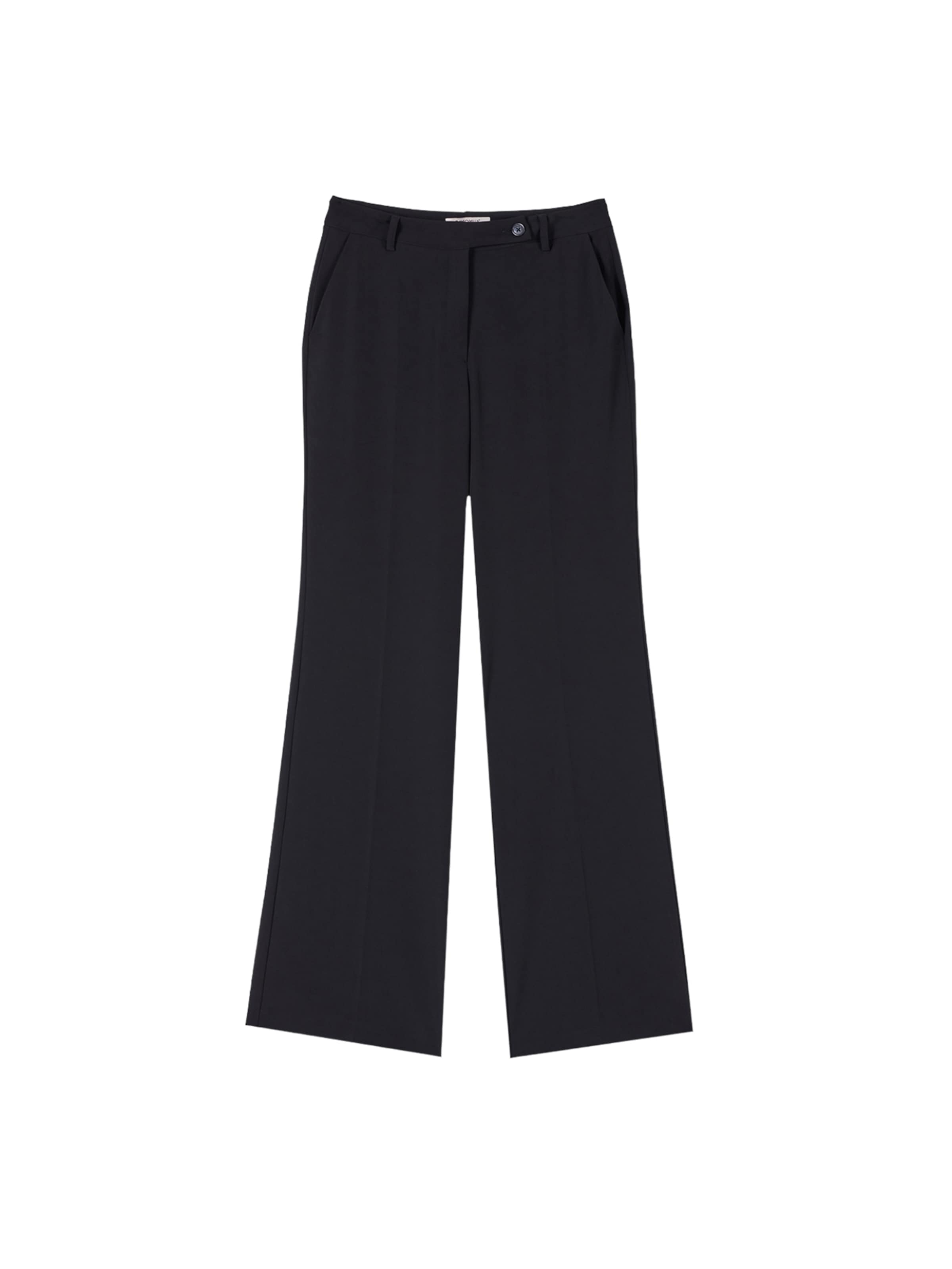 Bootcut Pantaloni con piega frontale 'Ashleyi' di Camomilla Italia in nero: frontale