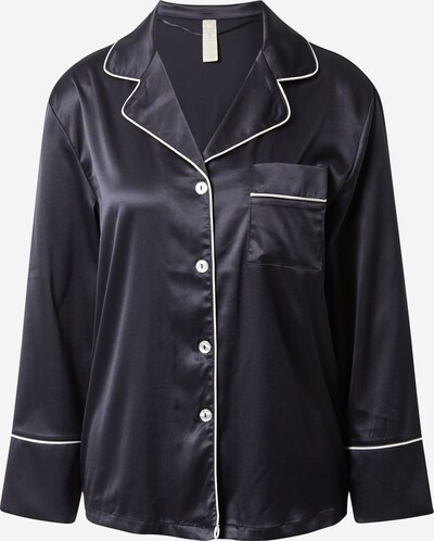 Dorina Pajama Shirt 'REGARDLESS' in Black / White, Item view