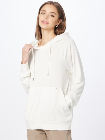 Herrlicher Sweatshirt 'Rey' in Weiß: predná strana