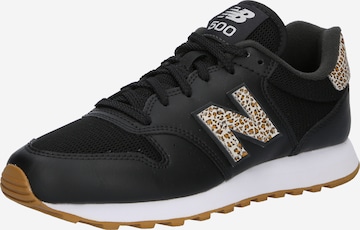 new balance Låg sneaker '500' i svart: framsida