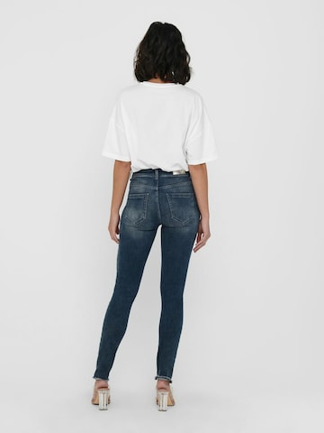 ONLY Skinny Jeans 'Blush' in Blau