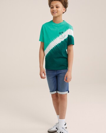 T-Shirt WE Fashion en vert