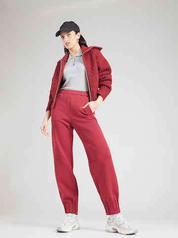 MM by Max Mara Tapered Trousers 'LVISTA' in Red