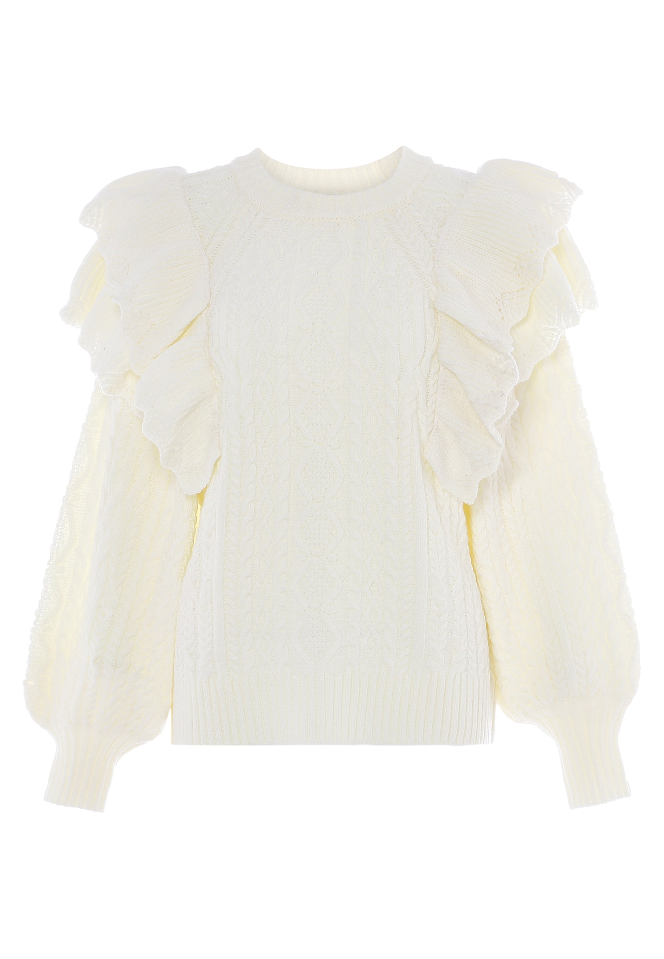 faina Свитер в Белый: спереди