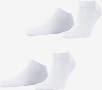 ESPRIT Füßlinge 'Basic Uni 2-Pack' in Weiß: Vorderseite