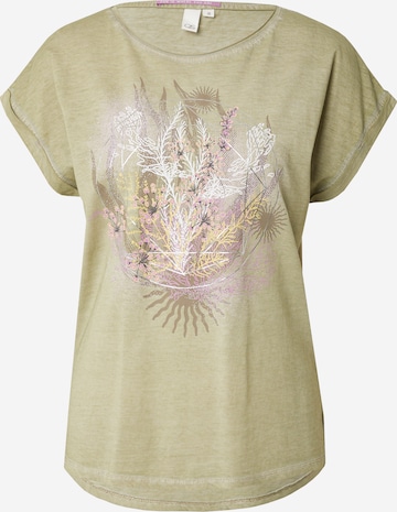 QS T-Shirt in Grün: Vorderseite