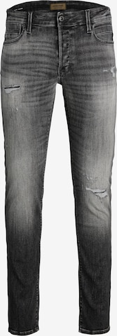 JACK & JONES Slimfit Jeans 'GLENN' i svart: framsida