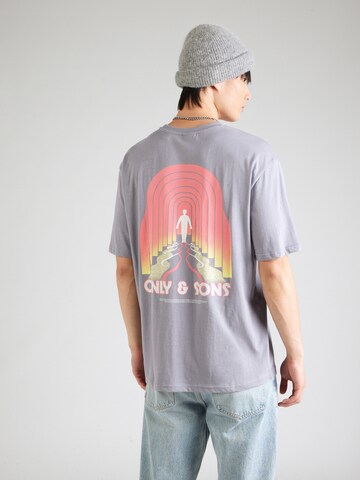 Only & Sons Μπλουζάκι 'ONSARCH' σε γκρι: μπροστά