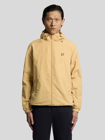 Veste mi-saison Lyle & Scott en jaune : devant