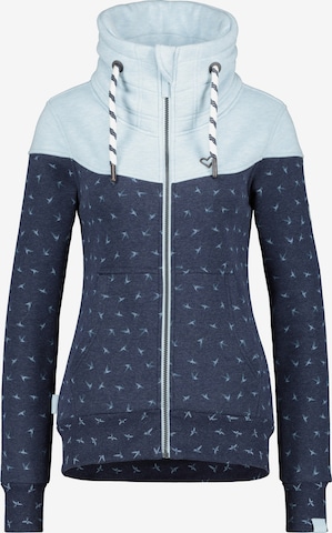 Alife and Kickin Sweatjacke 'Valina' in Blau: predná strana