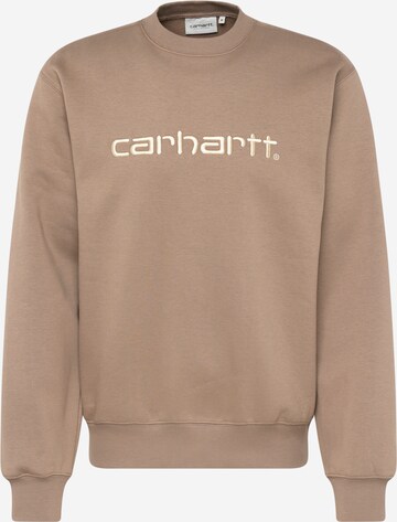 Carhartt WIP Sweatshirt in Brown: front