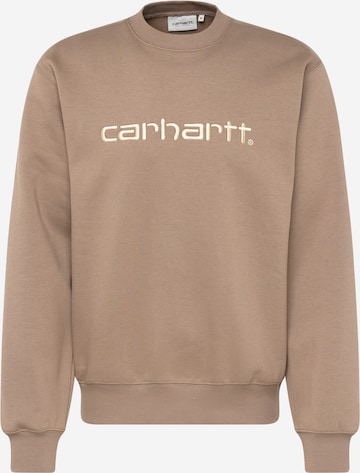 Carhartt WIP Sweatshirt in Bruin: voorkant