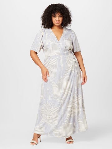 Robe 'VALENCIA' Selected Femme Curve en bleu : devant