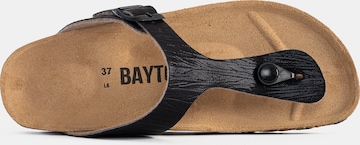 Tongs 'Mercure' Bayton en noir