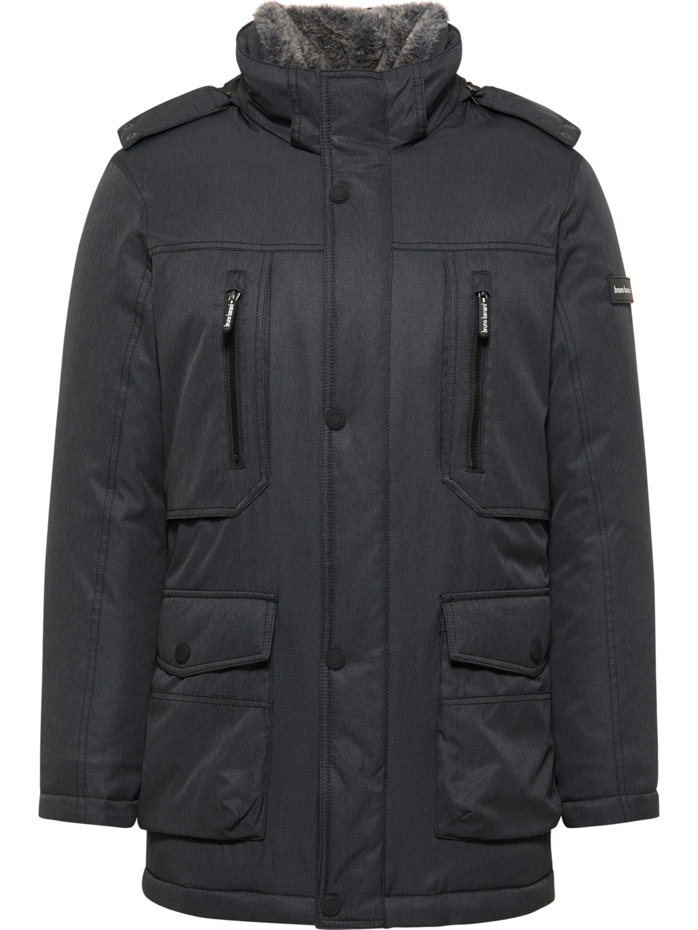 Veste mi-saison 'BARNETT' Bruno Banani en noir : devant