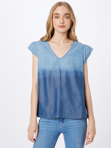 s.Oliver Blouse in Blue: front