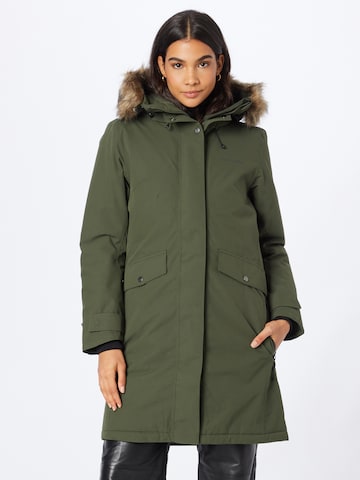 Didriksons Winter Coat 'Erika' in Green: front