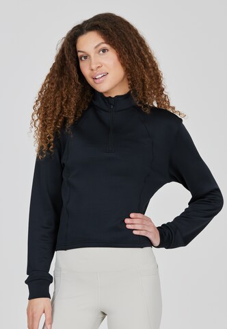 Athlecia Sportpullover 'Ayanda' in Schwarz: Vorderseite