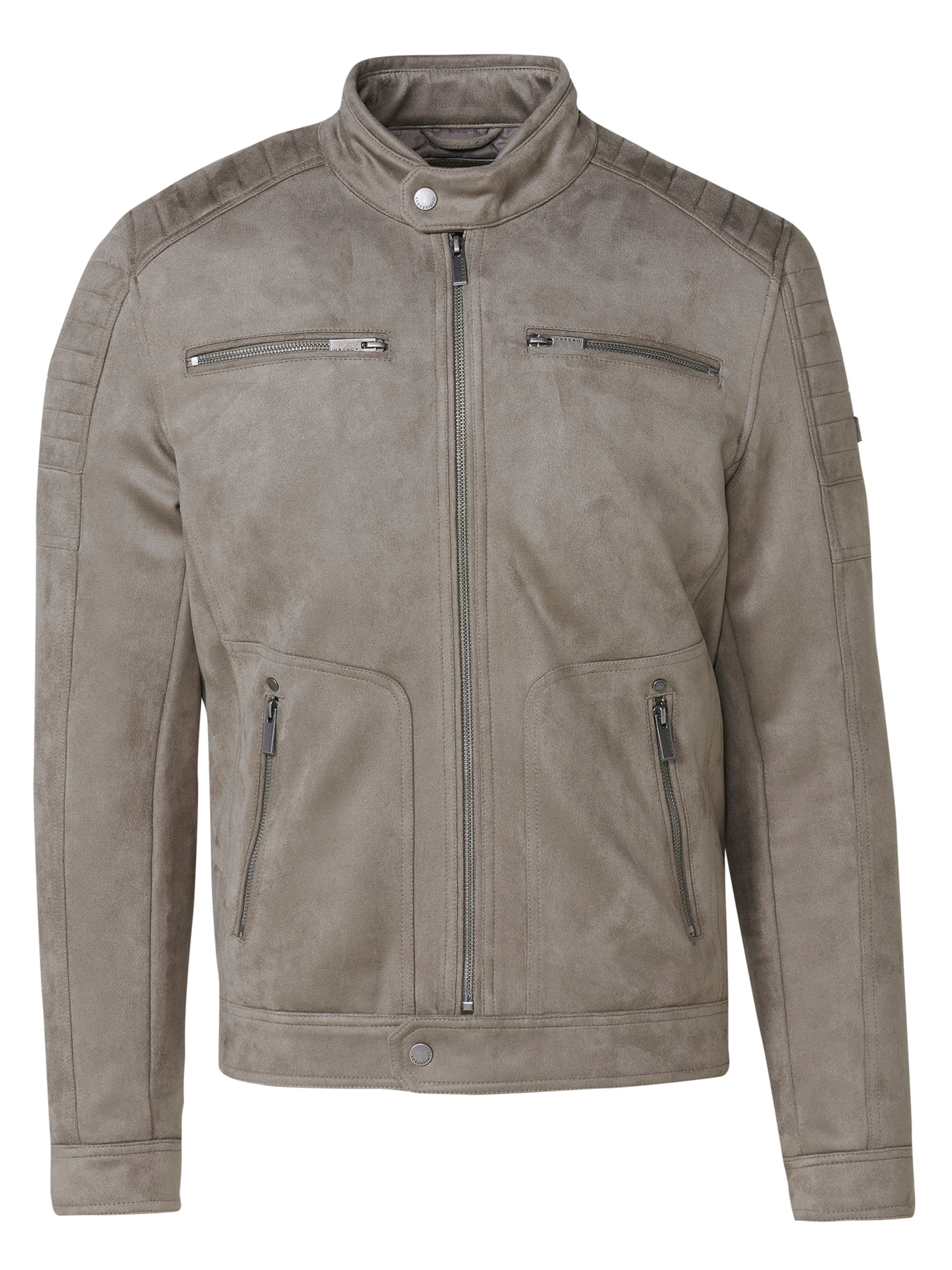 KOROSHI Prehodna jakna | siva barva: sprednja stran