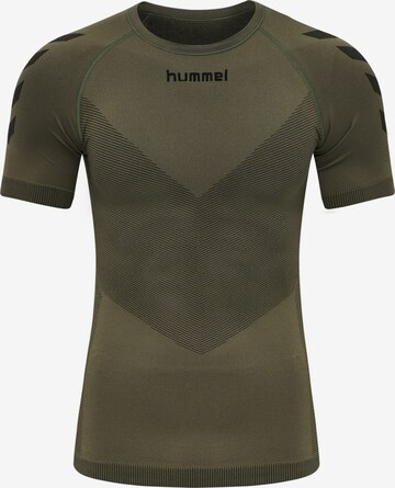 Maglia funzionale di Hummel in verde: frontale