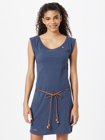 Ragwear Kleid 'TAG' in Blau: Vorderseite