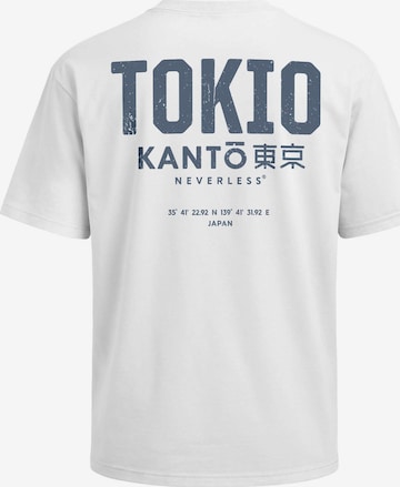 Neverless Shirt 'Tokio' in Weiß: Vorderseite