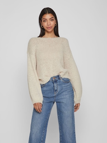 VILA Sweater in Beige: front