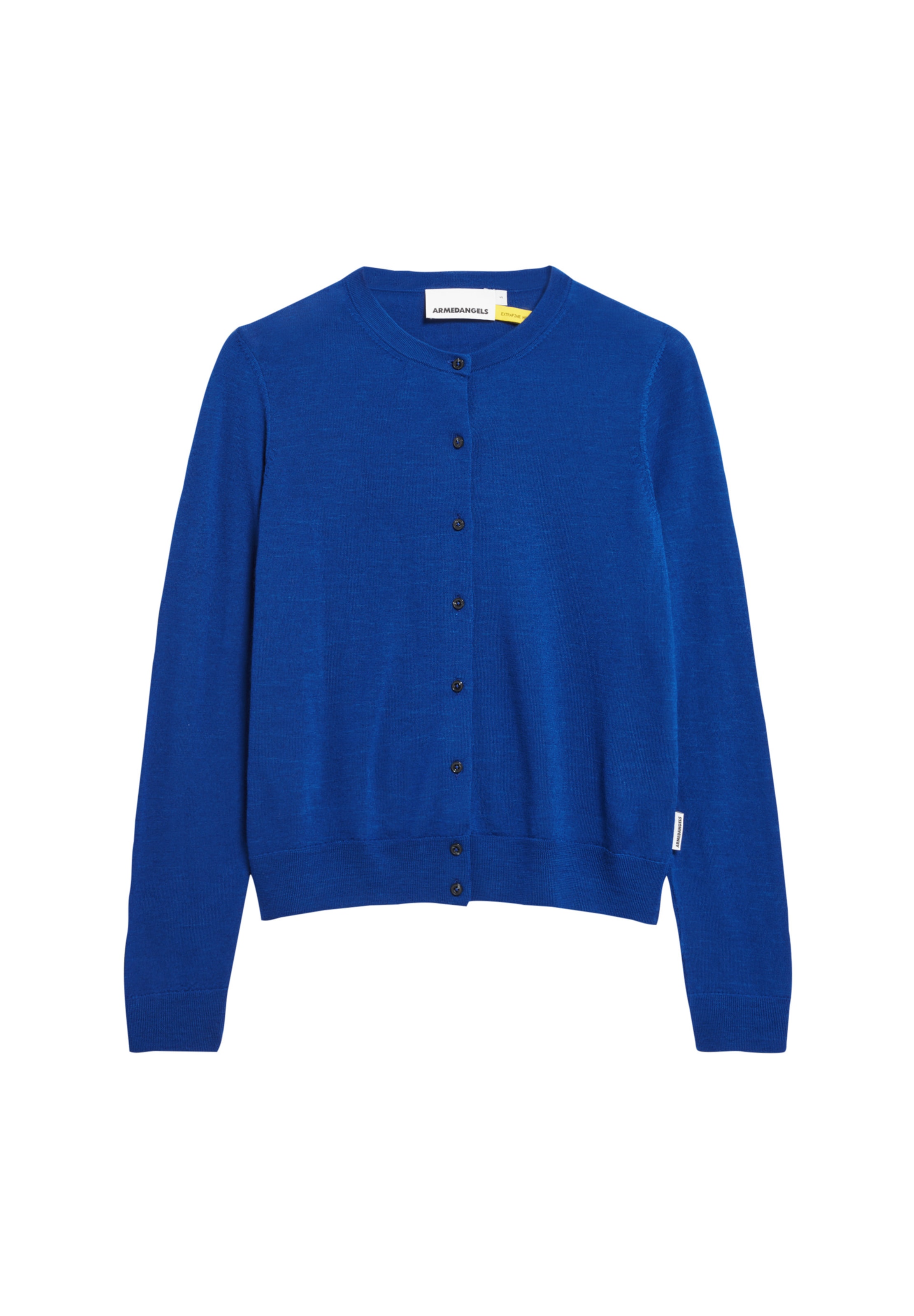 ARMEDANGELS Gebreid vest in Blauw: voorkant