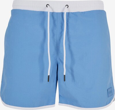 Urban Classics Shorts de bain en bleu clair / blanc, Vue avec produit