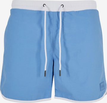 Shorts de bain Urban Classics en bleu : devant