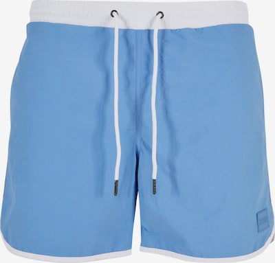 Urban Classics Shorts de bain en bleu clair / blanc, Vue avec produit